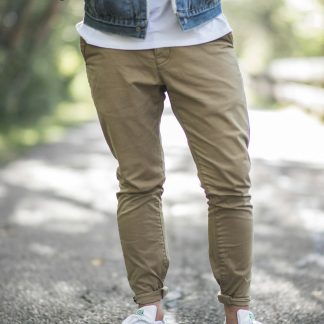 Allene Men's Straight Fit Chino Pants — Cotton Twill